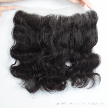 Natural Hair Line 13x4 Ear to Ear Baby Hair Lace Frontal Remy Brazilian Hair Weaving Body Wave Swiss Lace